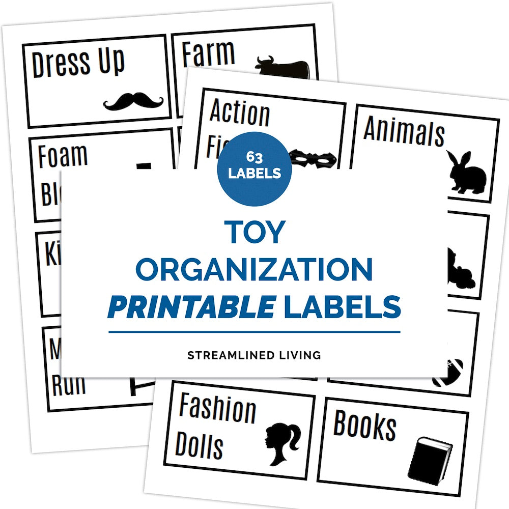 printable home organizing labels