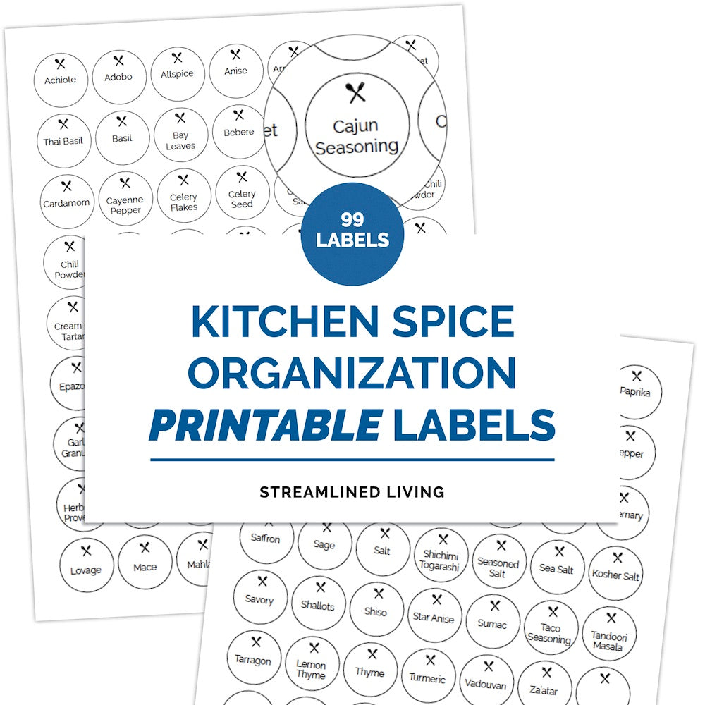 printable home organizing labels