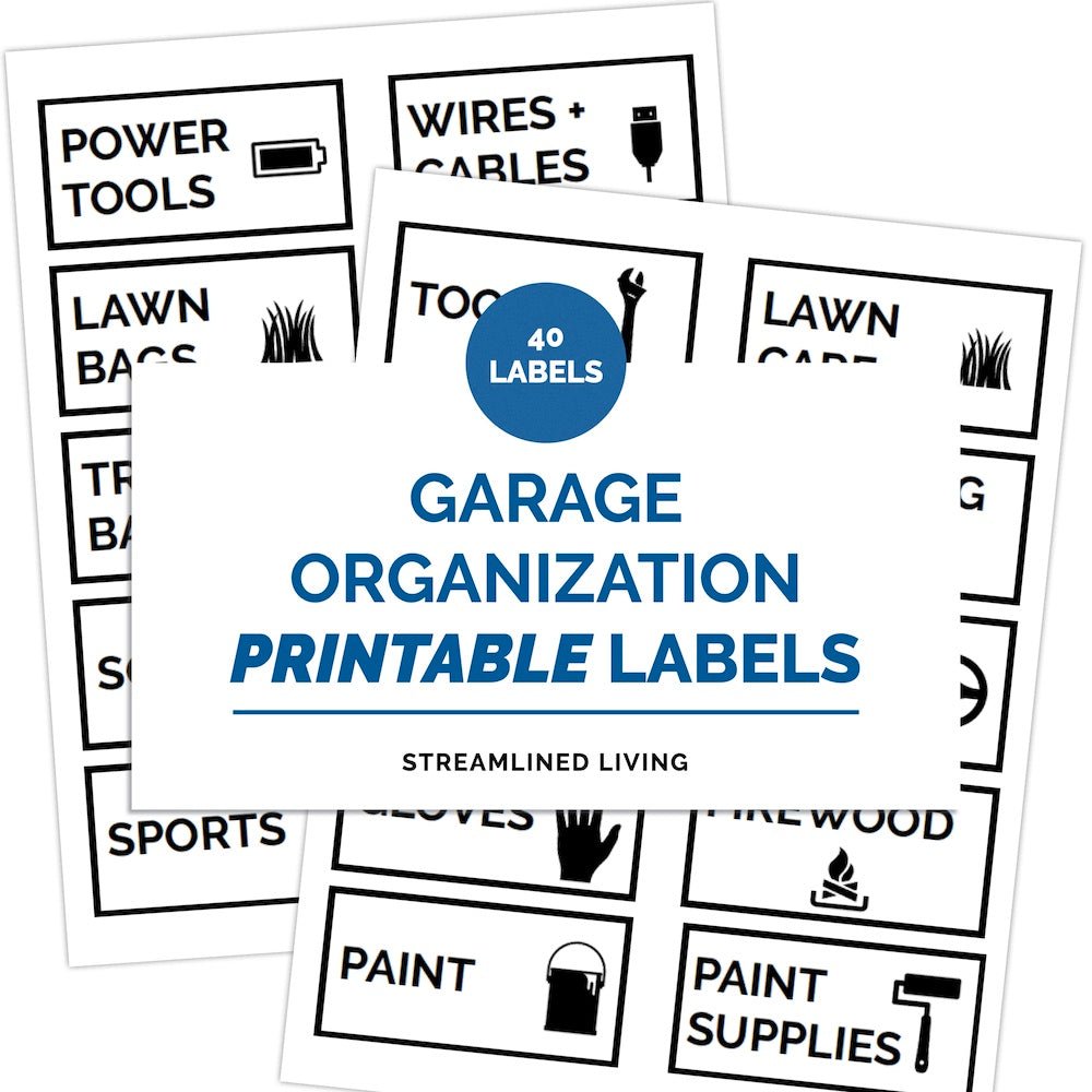 printable home organizing labels