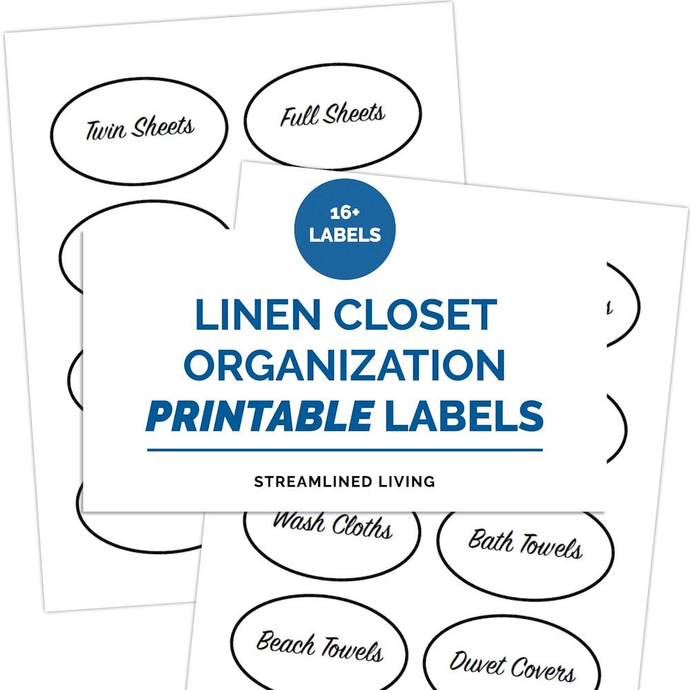 printable home organizing labels