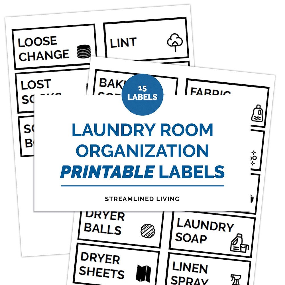 printable home organizing labels