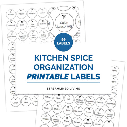 printable home organizing labels