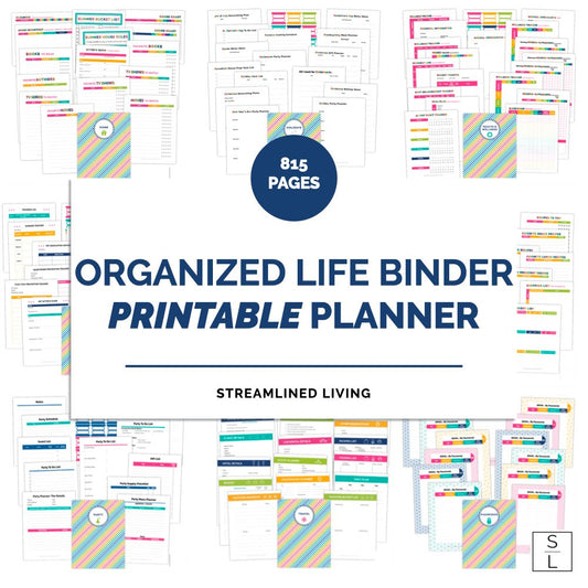 Organized Life Binder