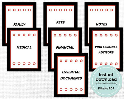 printable emergency planning workbook